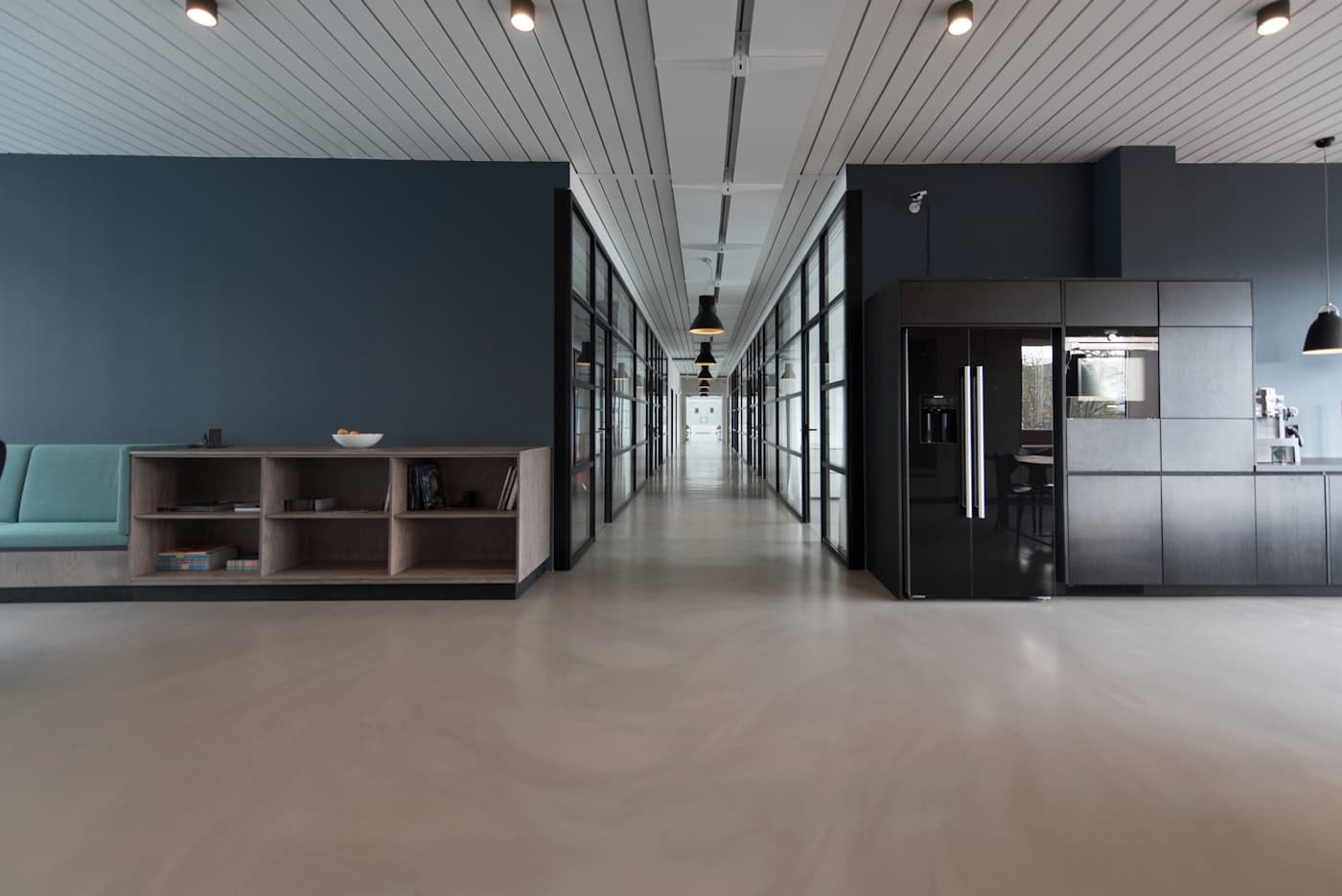 Modern digital agency office space